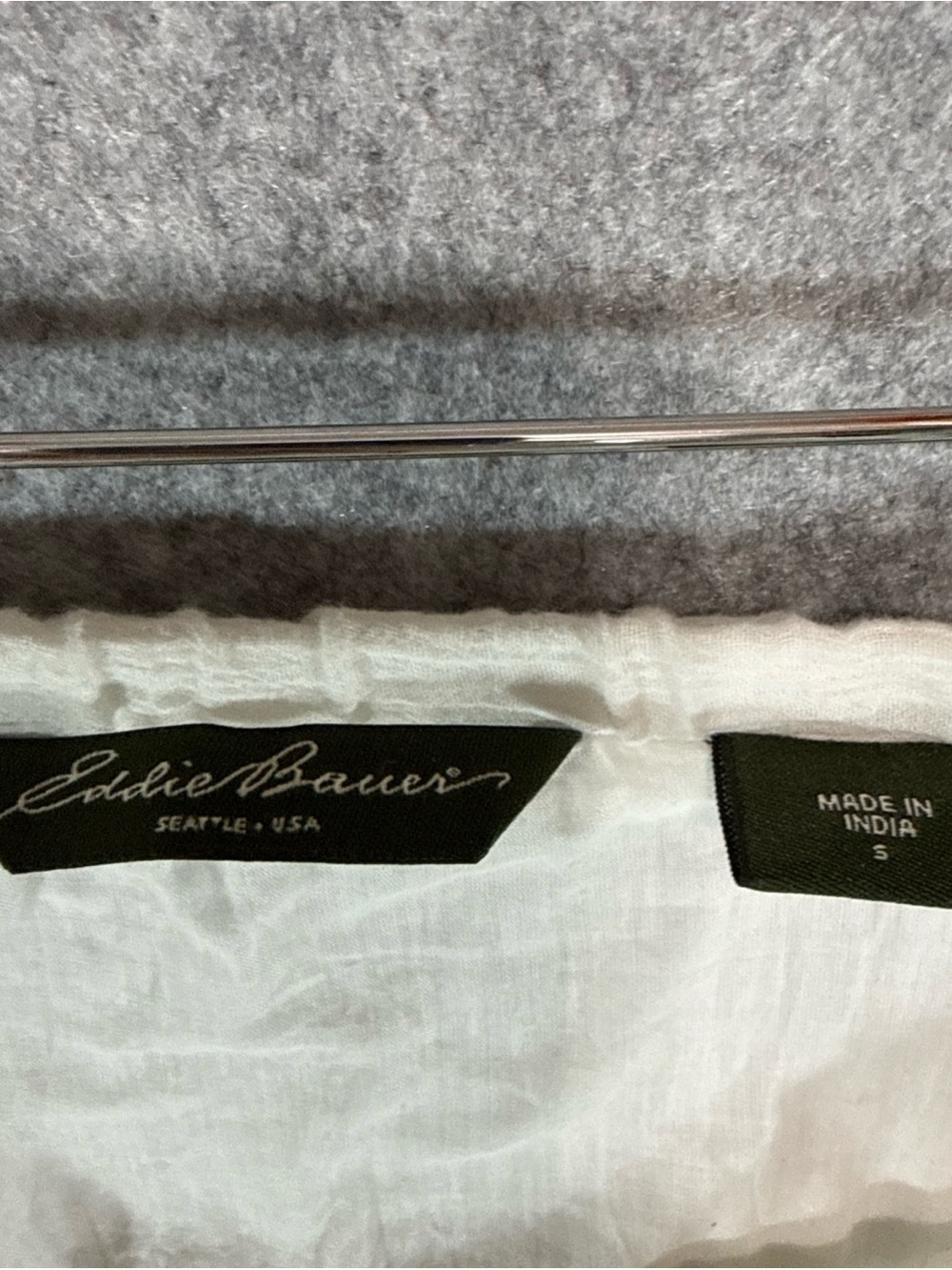 Eddie Bauer Maxi Skirt - Womens S - White Cream Bohemian Hippie Cottagecore - Picture 5 of 13